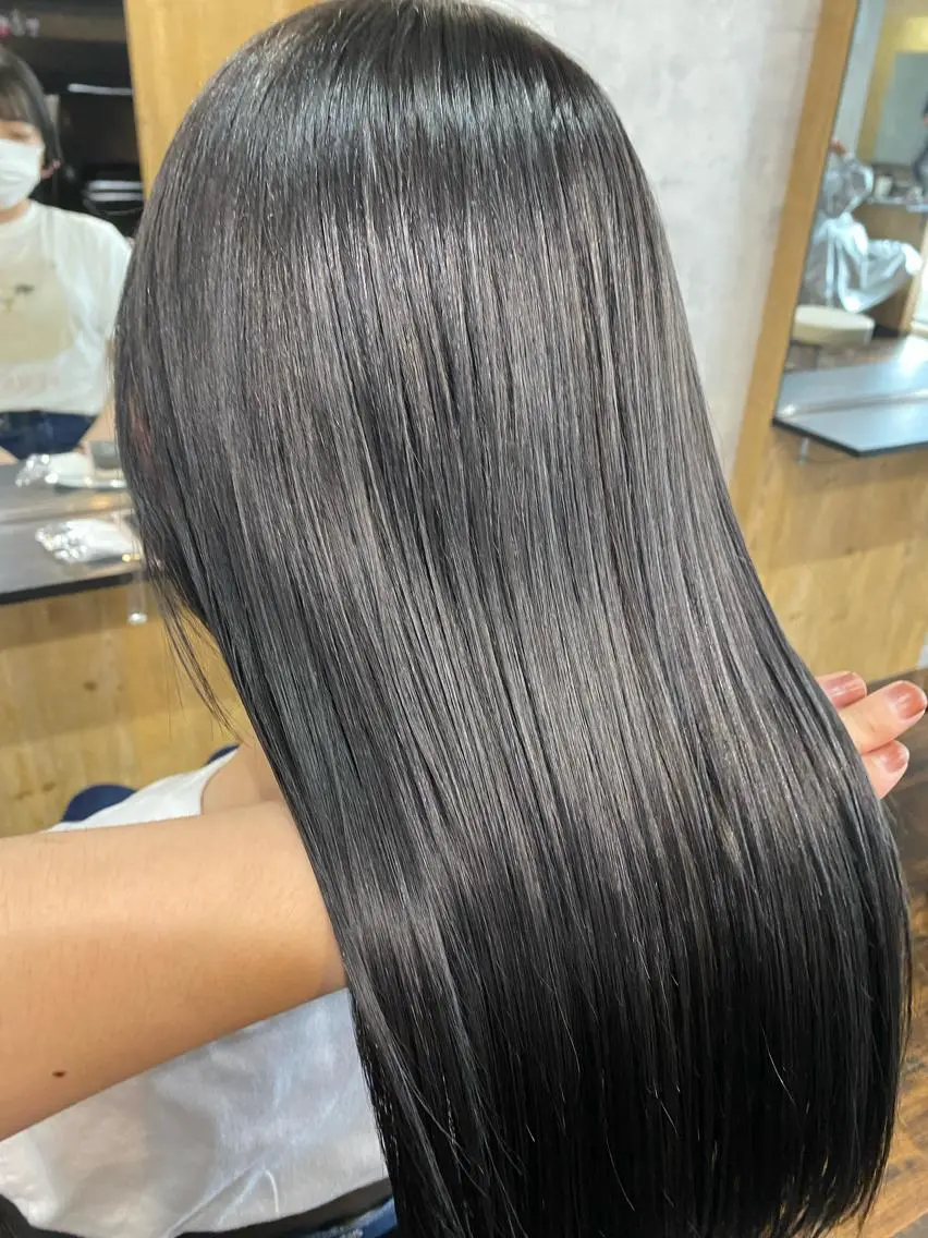セミロング カラー 髪質改善/レイヤー カット手塚奨のヘアスタイル