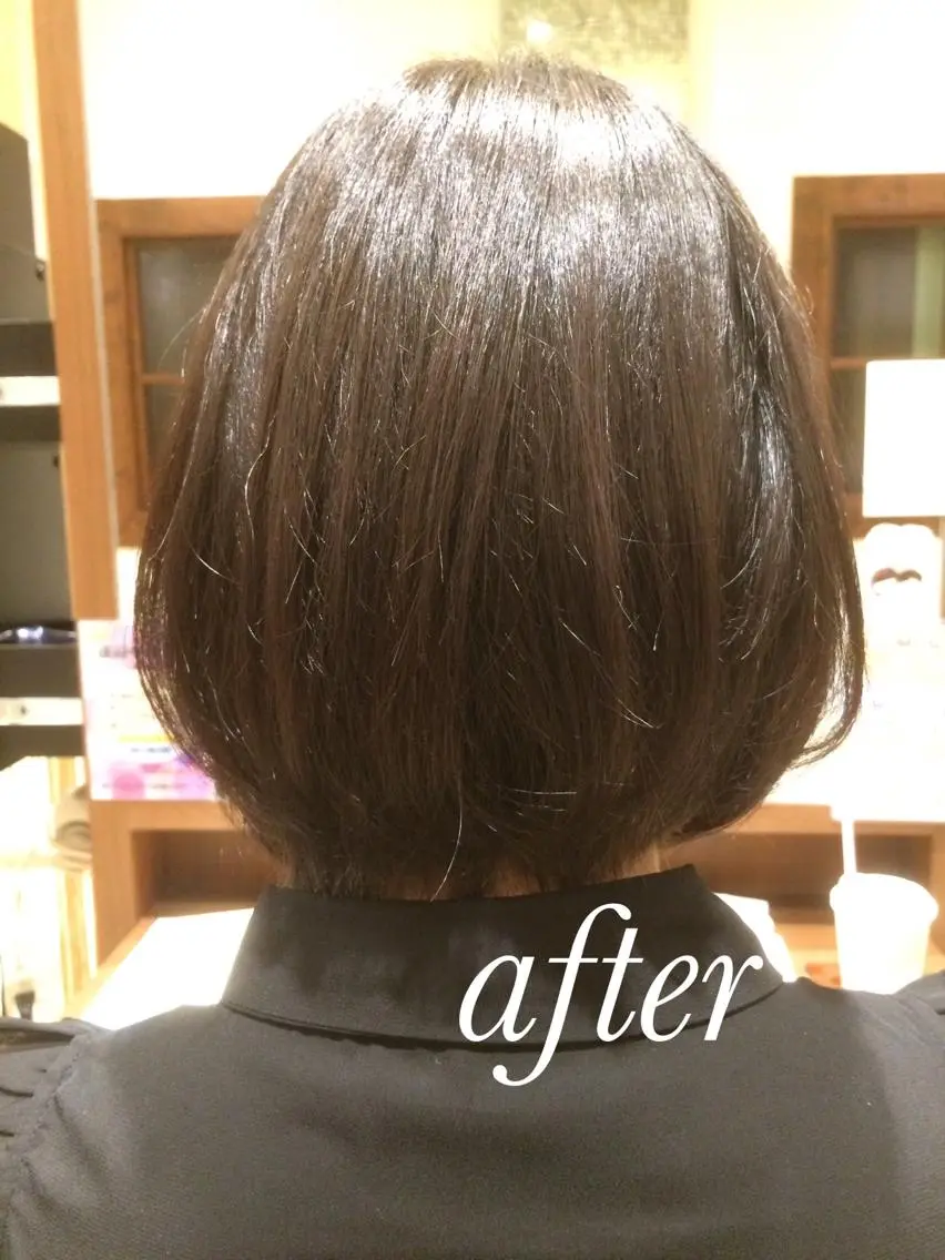 ミディアム 髪質改善 トリートメント 高橋 瑞季のヘアスタイル