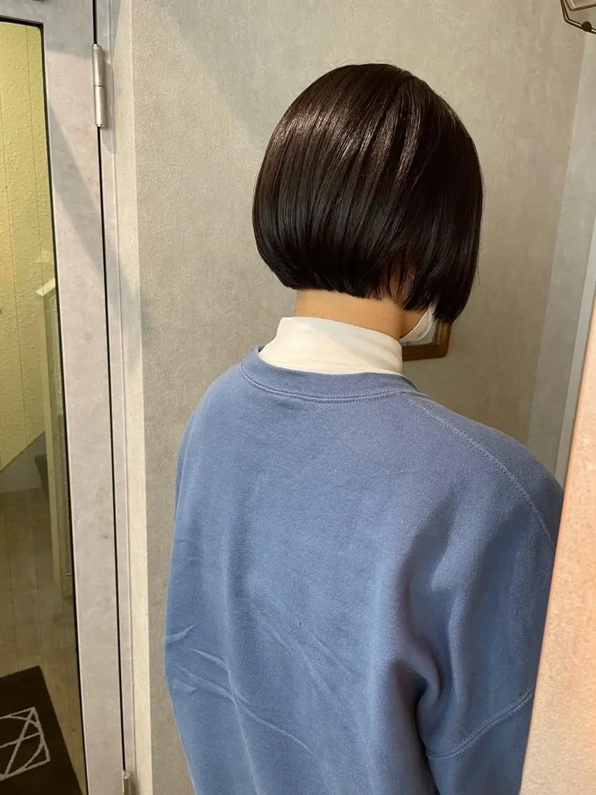 ショート カラー カット ヘアカラー ナチュラル透明感🌱 小山美樹子のヘアスタイル
