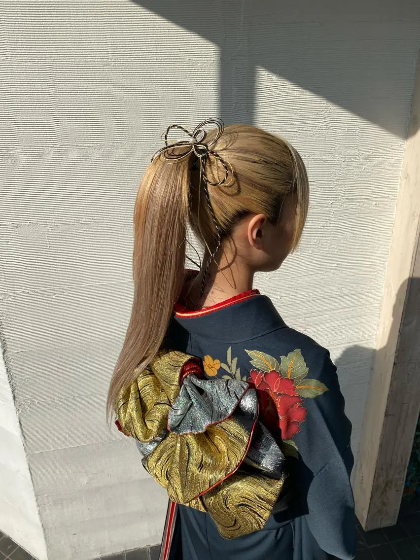 ロング ヘアアレンジ attra昭和町店. momoのヘアスタイル