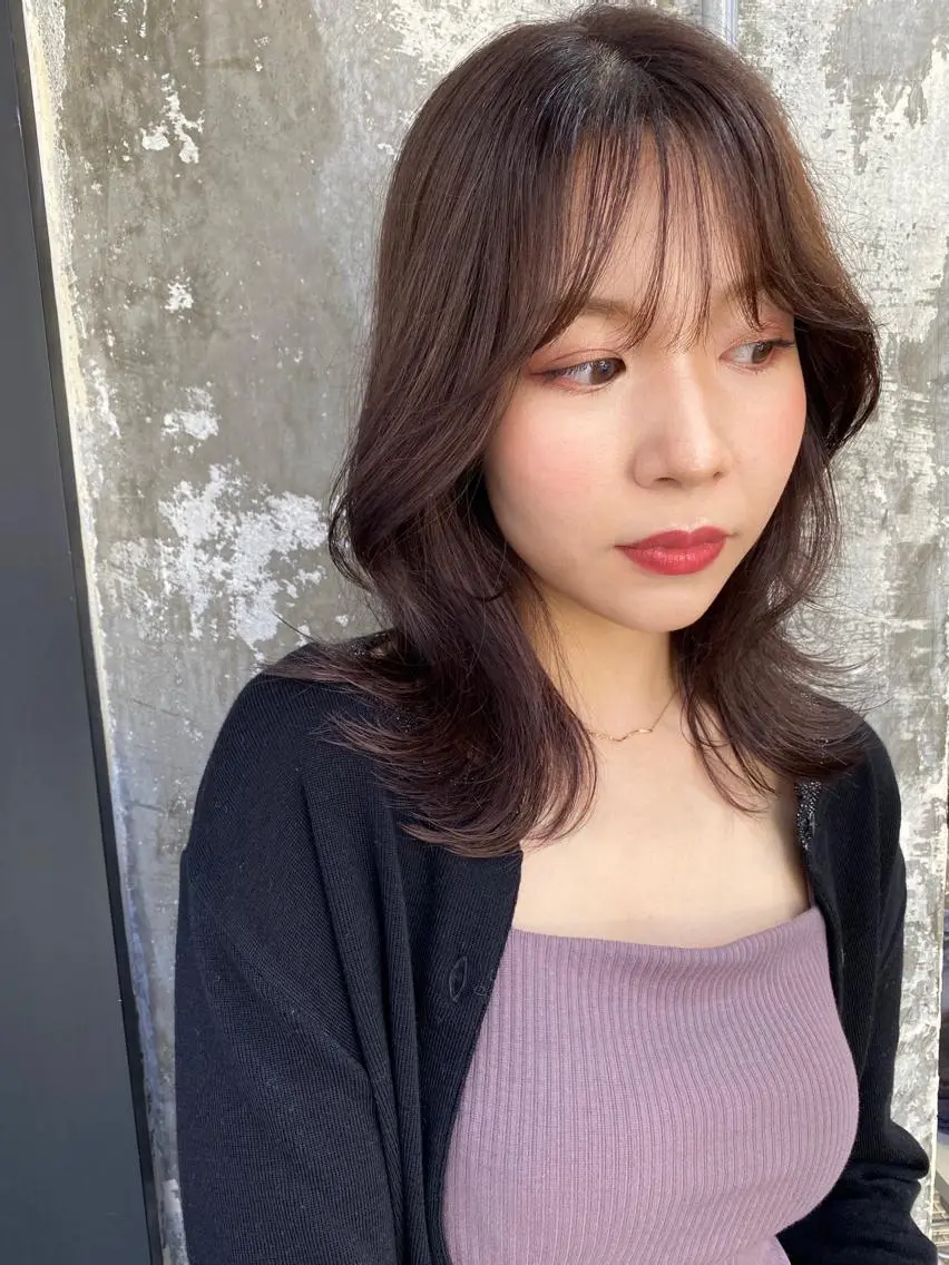 ミディアム カット Pia ツボイ ケイタのヘアスタイル