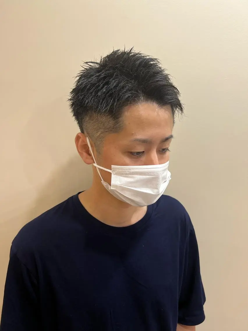 ショート メンズ ショートヘア 🫧艶ダブルカラー ブリーチ🫧トモヤのヘアスタイル