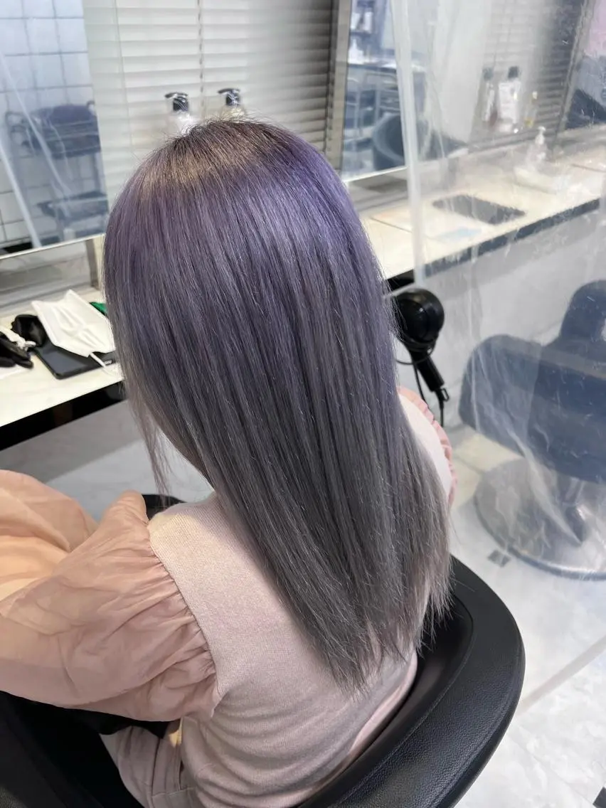 ミディアム パーマ メンズ 💕上野美容師☁ ブリーチ💖サワのヘアスタイル