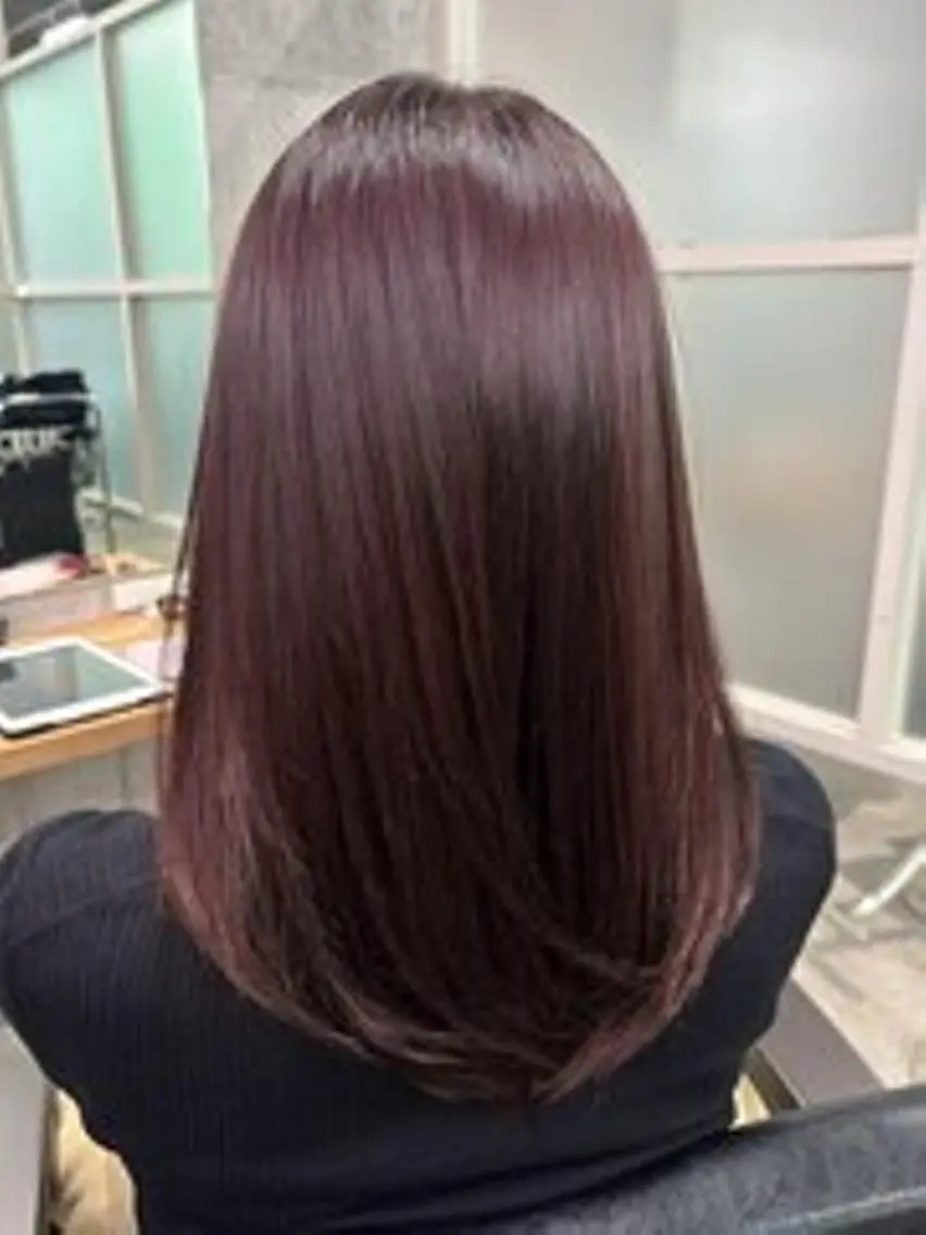 ミディアム 黒澤 佑奈のヘアスタイル