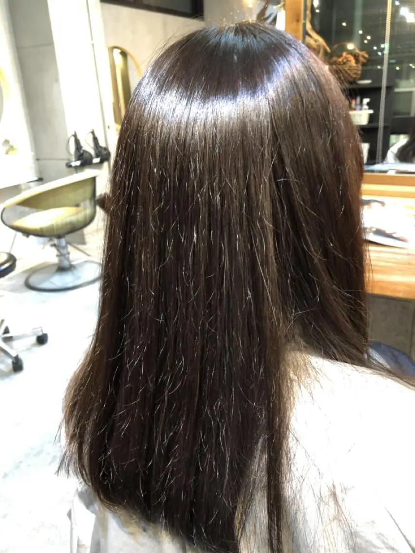 カラー アッシュ ブルーカラー ブルーアッシュ ISHIMORI  のヘアスタイル