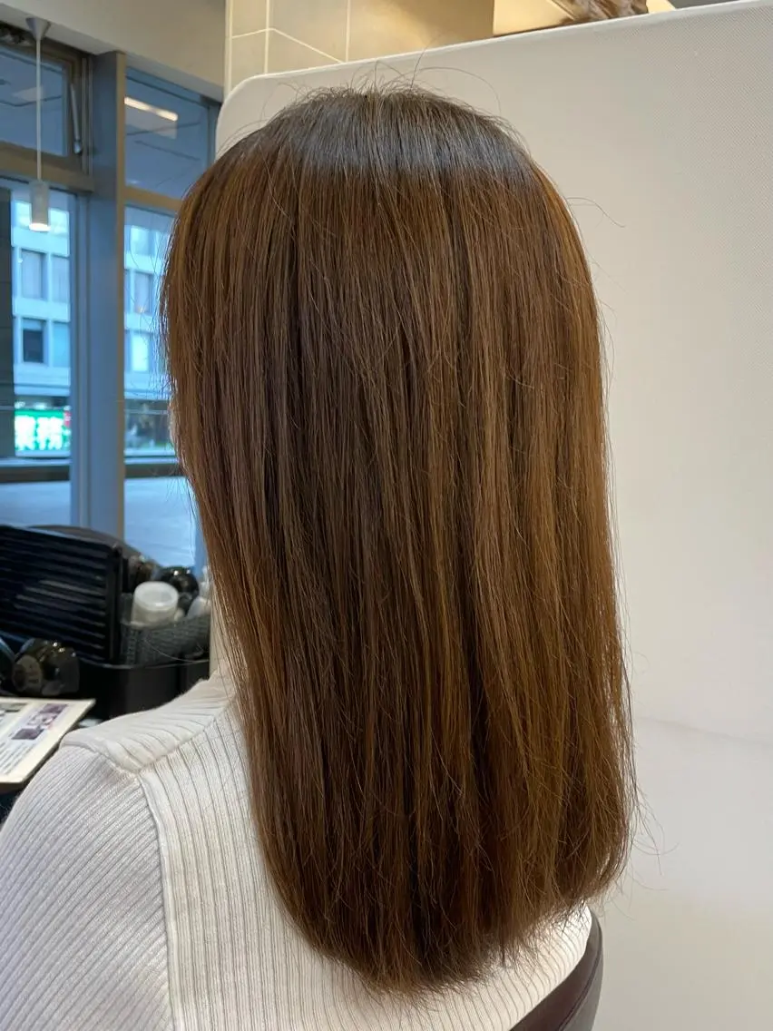セミロング トリートメント 新籾 尚哉のヘアスタイル