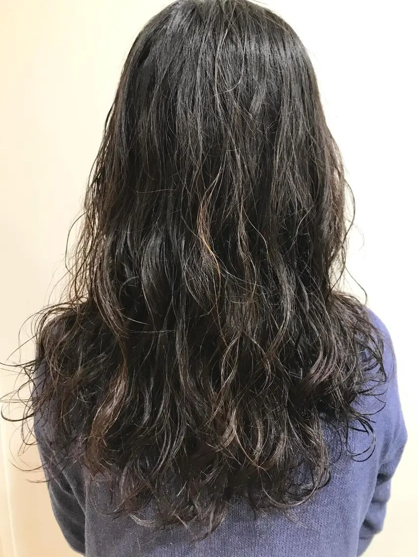 ロング パーマ レイヤー/似合わせ TAKUYAのヘアスタイル