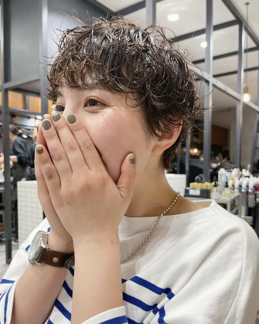 ショート パーマ FILMS/sari /似合わせカットのヘアスタイル