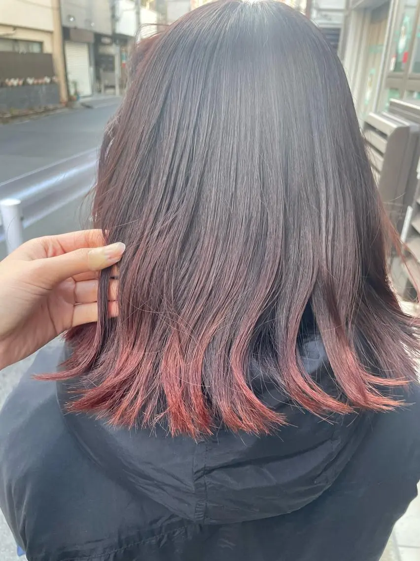 ミディアム カラー 韓国×網紅ヘア 🤍りん🤍のヘアスタイル