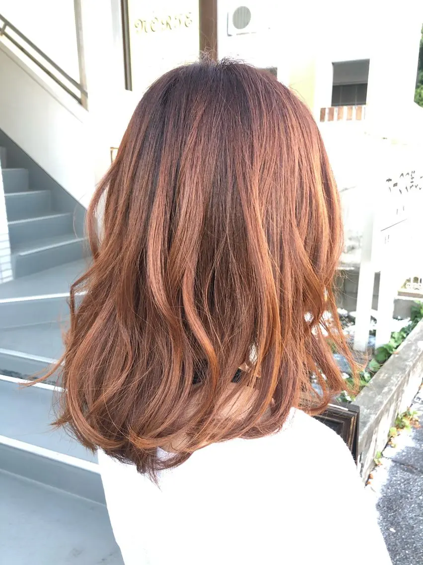 カラー グラデーションカラー ハイトーンカラー Natsu 。のヘアスタイル