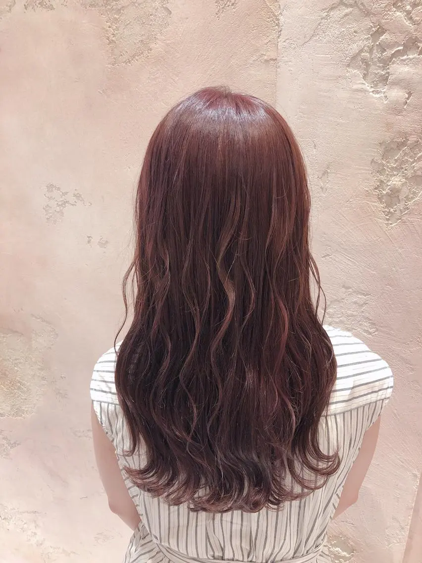 セミロング カット ヘアカラー トリートメント 代表山口ひな 髪質改善のプロのヘアスタイル