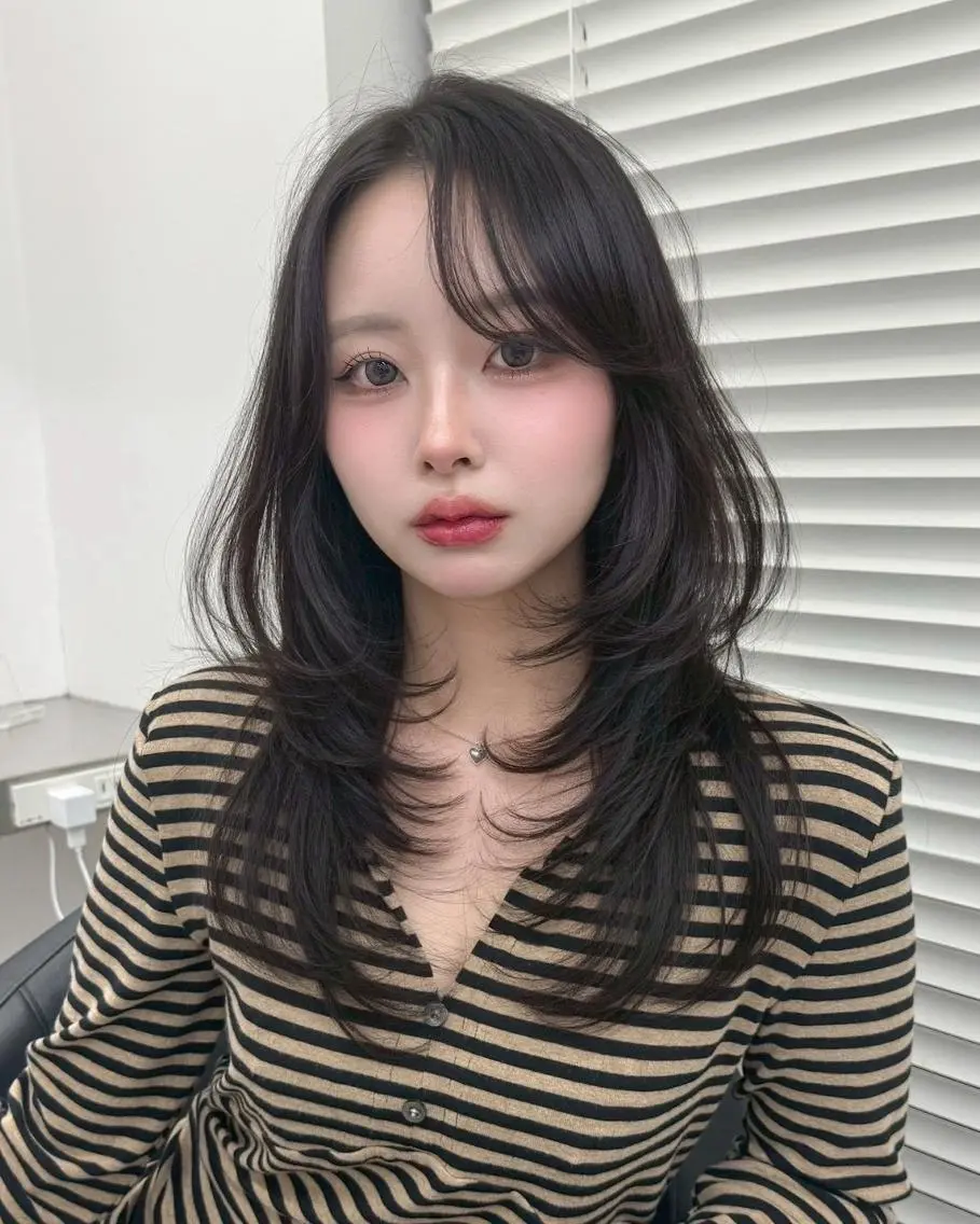 カラー カット ヘッドスパ ヘアセット グレージュ🩶韓国 トレンドカラー/池袋のヘアスタイル