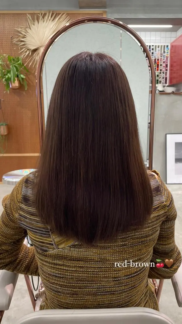 カラー ブラウンカラー 鶴井 美空のヘアスタイル