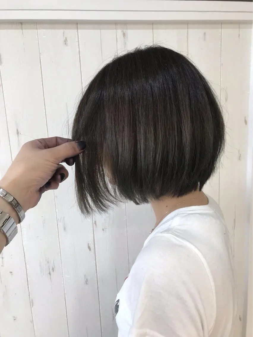 ショート カラー パーマ ヘアアレンジ キッズ ネイル マツエク・マツパ M字・前髪割れ 改善メンズ特化/栢沼のヘアスタイル