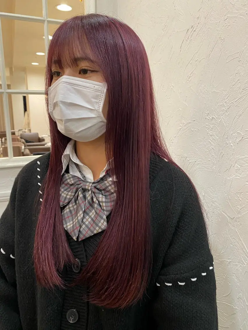 ロング 前橋 姫奈のヘアスタイル