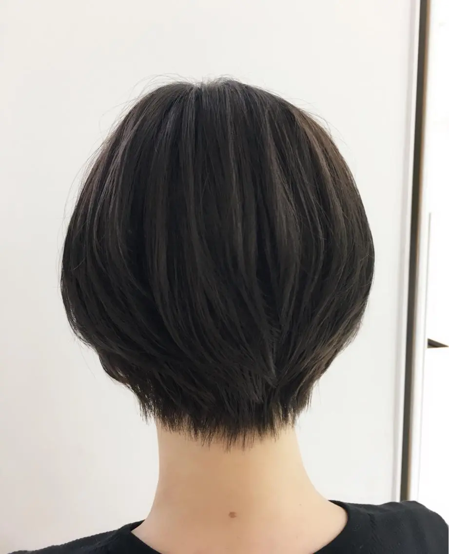 ショート パーマ ショートヘア 趙 英来のヘアスタイル
