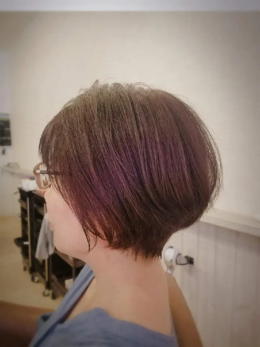 ショート ショートヘア 坂本 純子のヘアスタイル