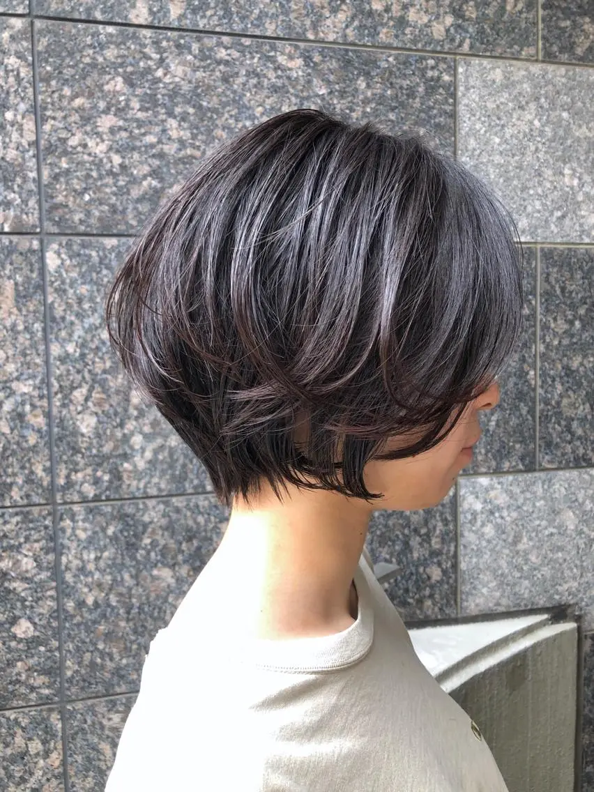 ショート ショートヘア カラーアンドケアリタ kitamuuuのヘアスタイル