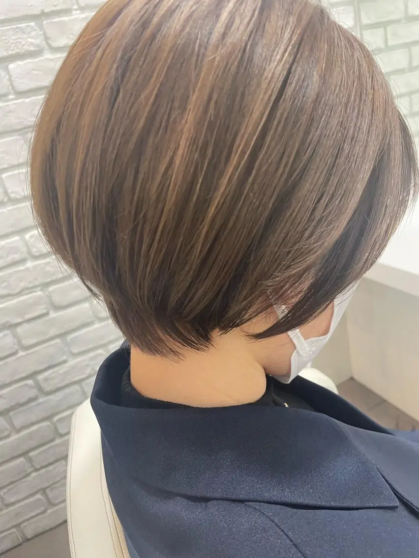 ショート カット ヘアカラー トリートメント channel 大澤俊文のヘアスタイル