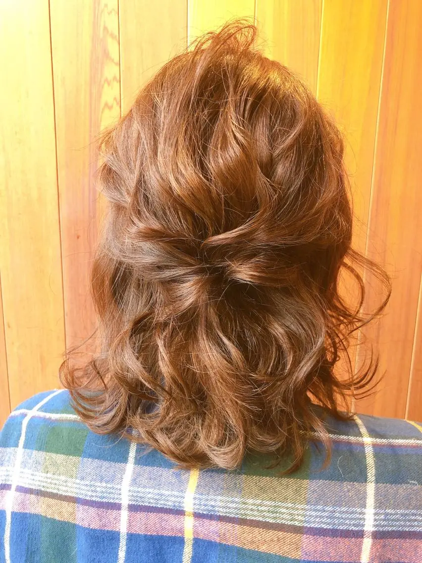 ミディアム 反橋 聖のヘアスタイル