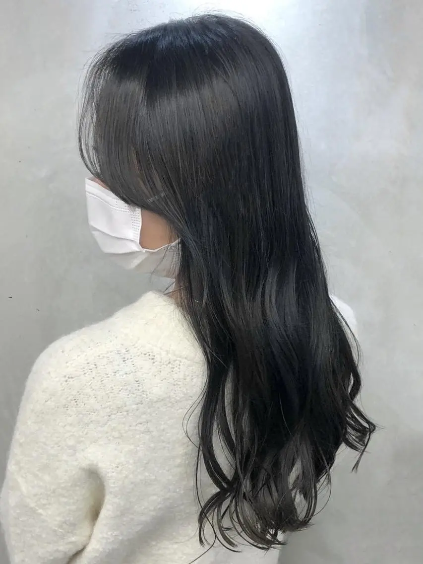 ロング カラー カット 髪質改善/美髪矯正 /高田馬場/Renのヘアスタイル