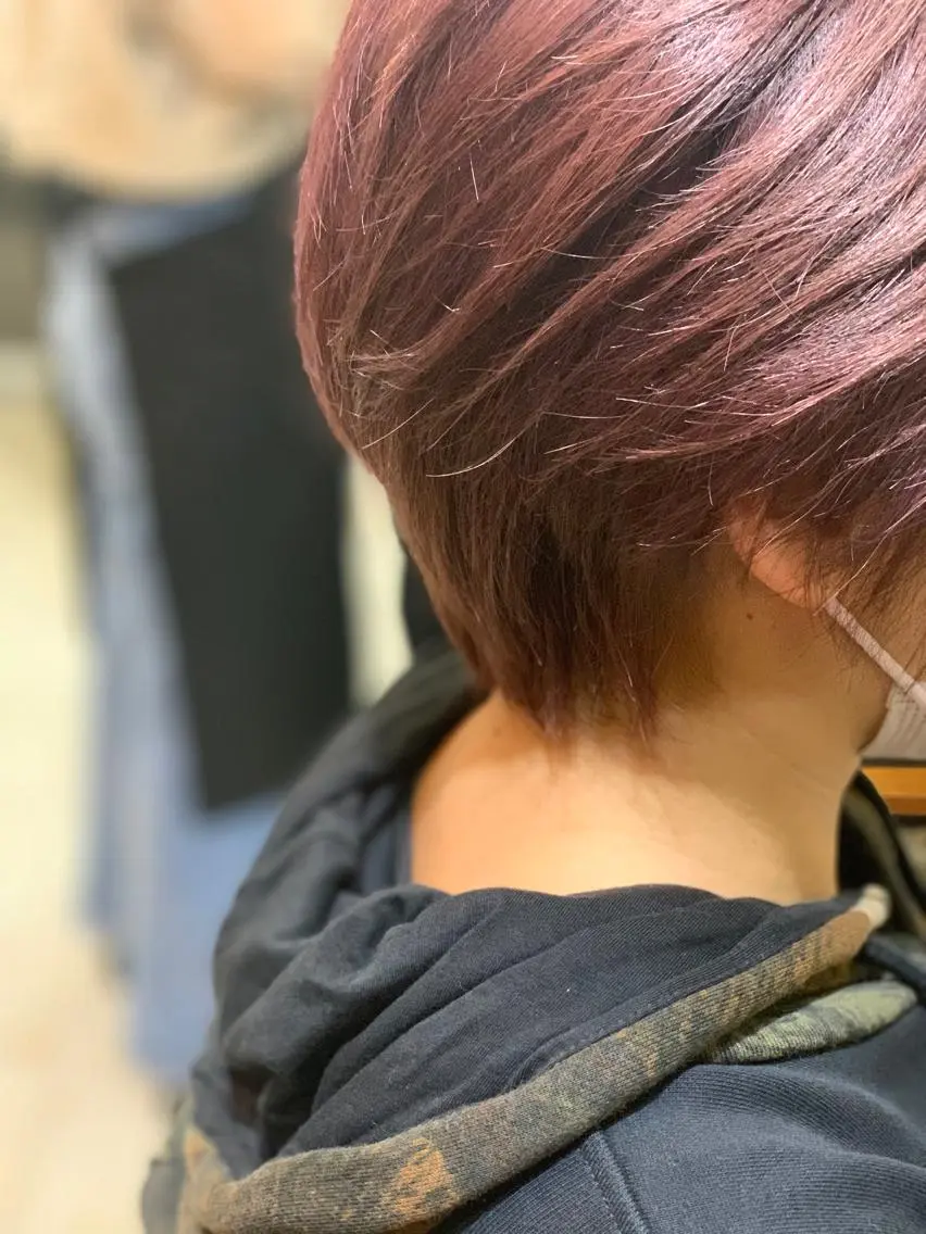ショート ショートヘア ヘアカラー トリートメント Orque deux 伊藤丈晴のヘアスタイル