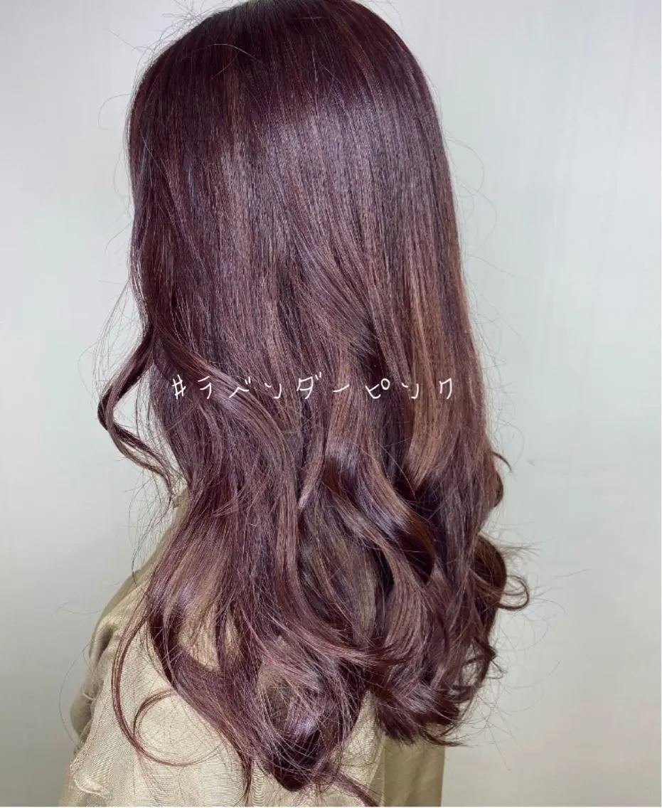 ロング カラー ヘアアレンジ ヘアカラー トリートメント 川上 麻梨阿のヘアスタイル