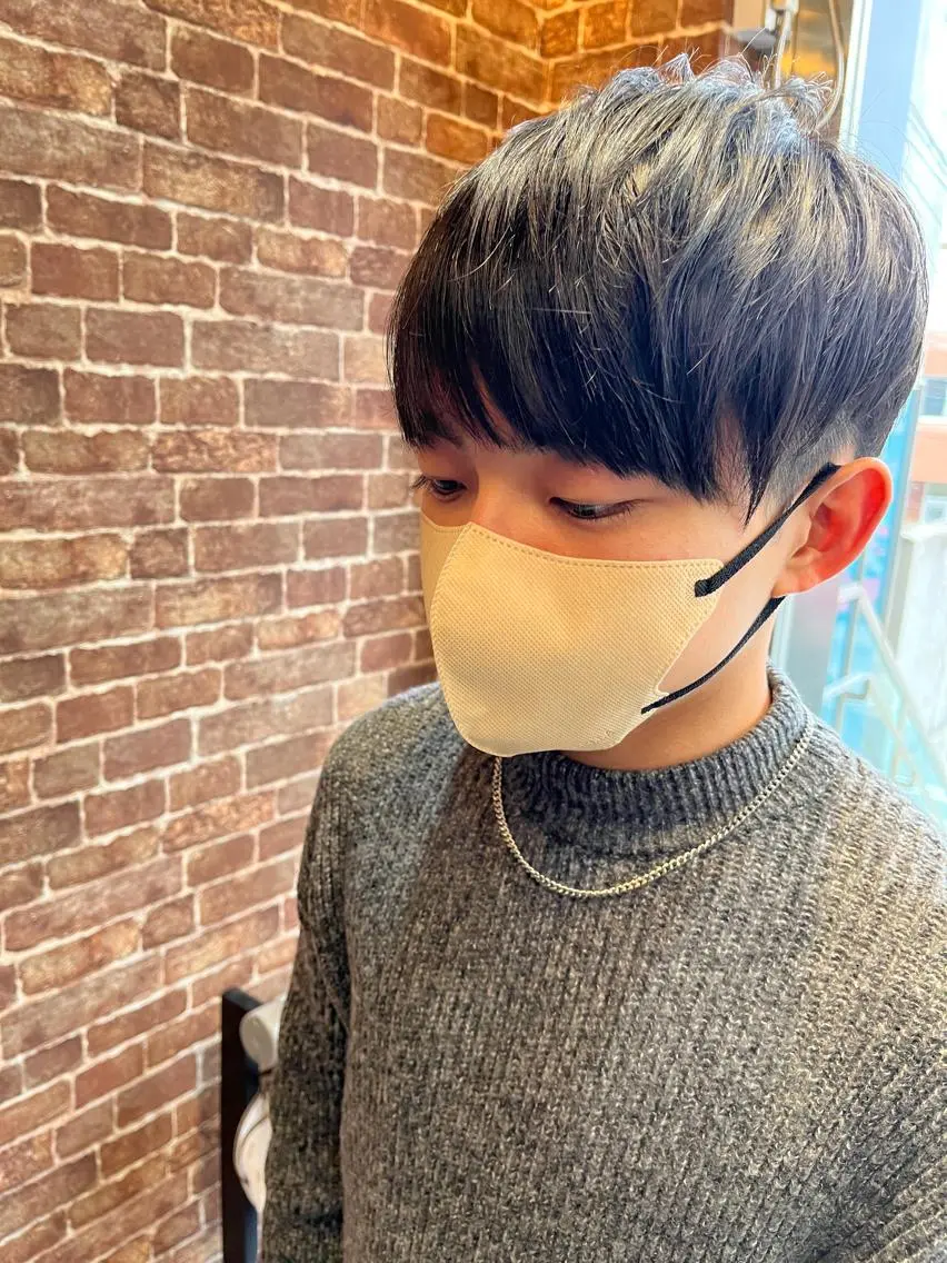 ショート カラー パーマ ヘアアレンジ メンズ キッズ ネイル マツエク・マツパ アイブロウ メンズブリーチ メンズハイライト メンズインナーカラー メンズ韓国風 ブリーチ 久木原 ゆりのヘアスタイル