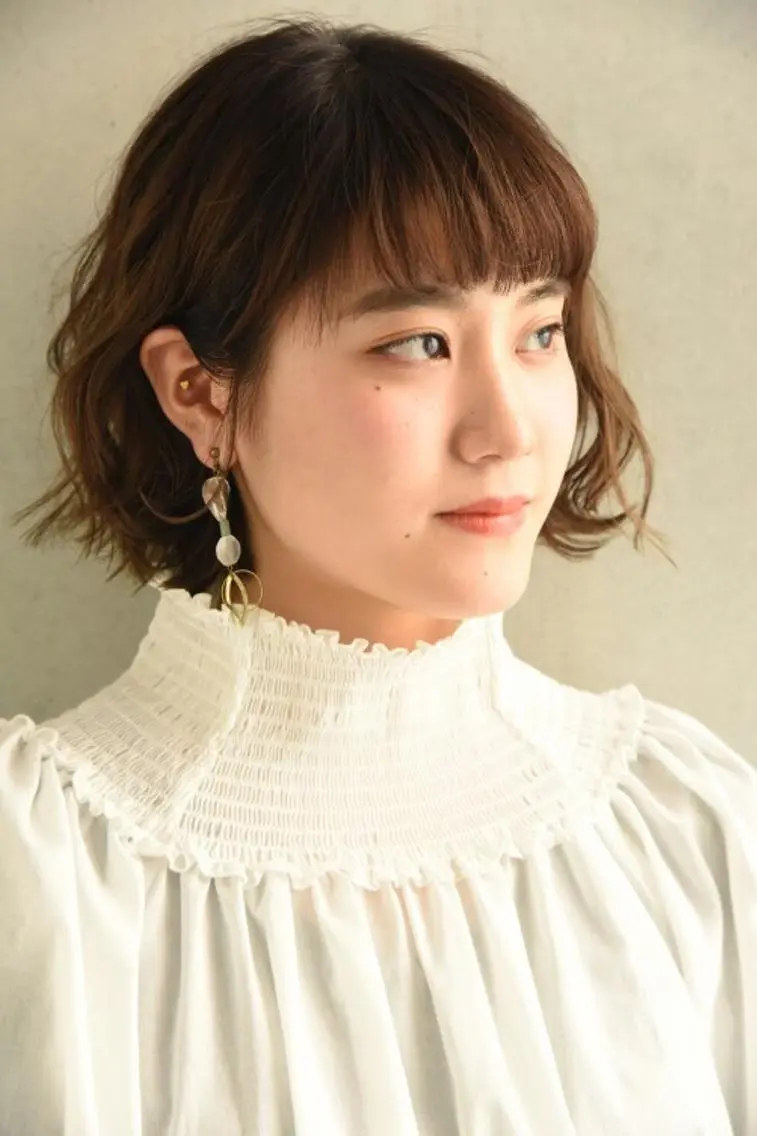 ショート カラー パーマ ショートボブ ボブ ショートヘア ニュアンスパーマ 忙しい大人向け ショート✨️井上雄輝のヘアスタイル