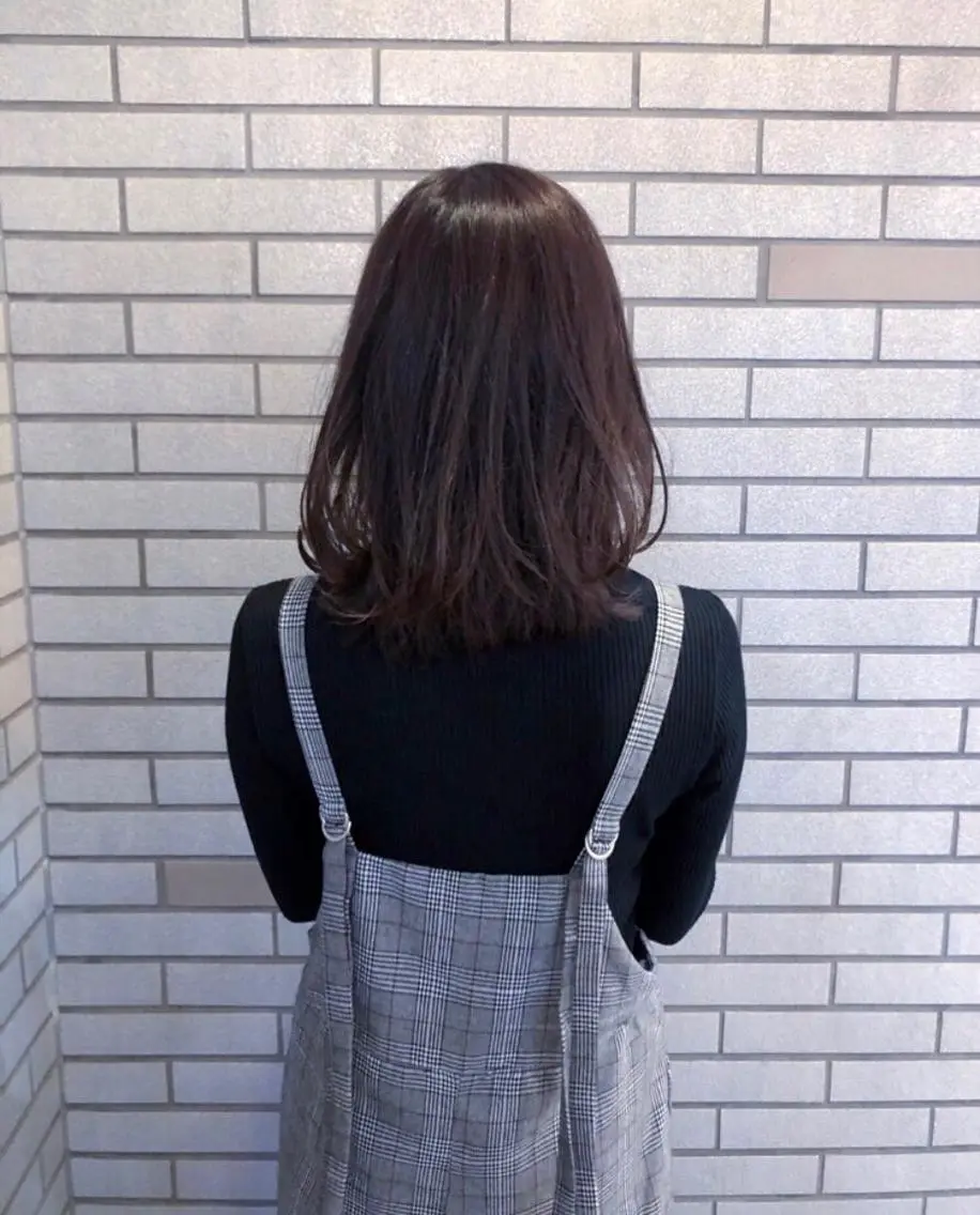 ミディアム カラー アディクシーカラー アッシュ ベージュカラー ブラウンカラー ピンクカラー 中村 よしひでのヘアスタイル