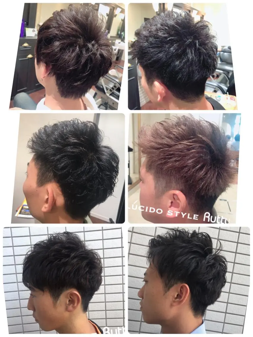 ショート カラー パーマ ショートヘア カット パーマ アザマ　ヤスカツ _rosso 川口のヘアスタイル