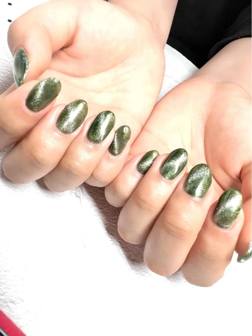 ネイル アートネイル ジェルネイル ロングネイル マグネットネイル ニュアンスネイル ハンドネイル clover nailのネイルデザイン