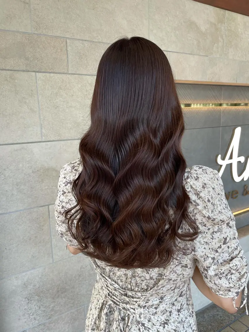 ロング 透明感カラー🇰🇷 レイヤー✨桑原　研太のヘアスタイル