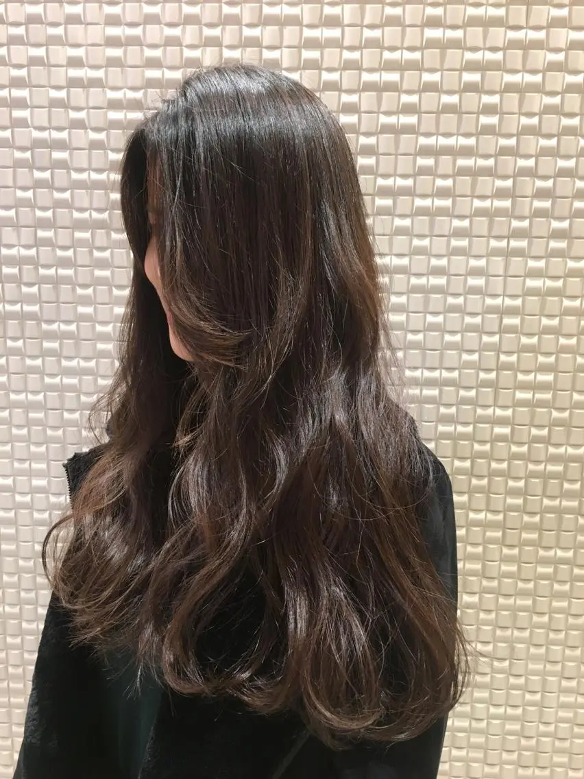 セミロング ロング カラー ヘアアレンジ scene. haraのヘアスタイル