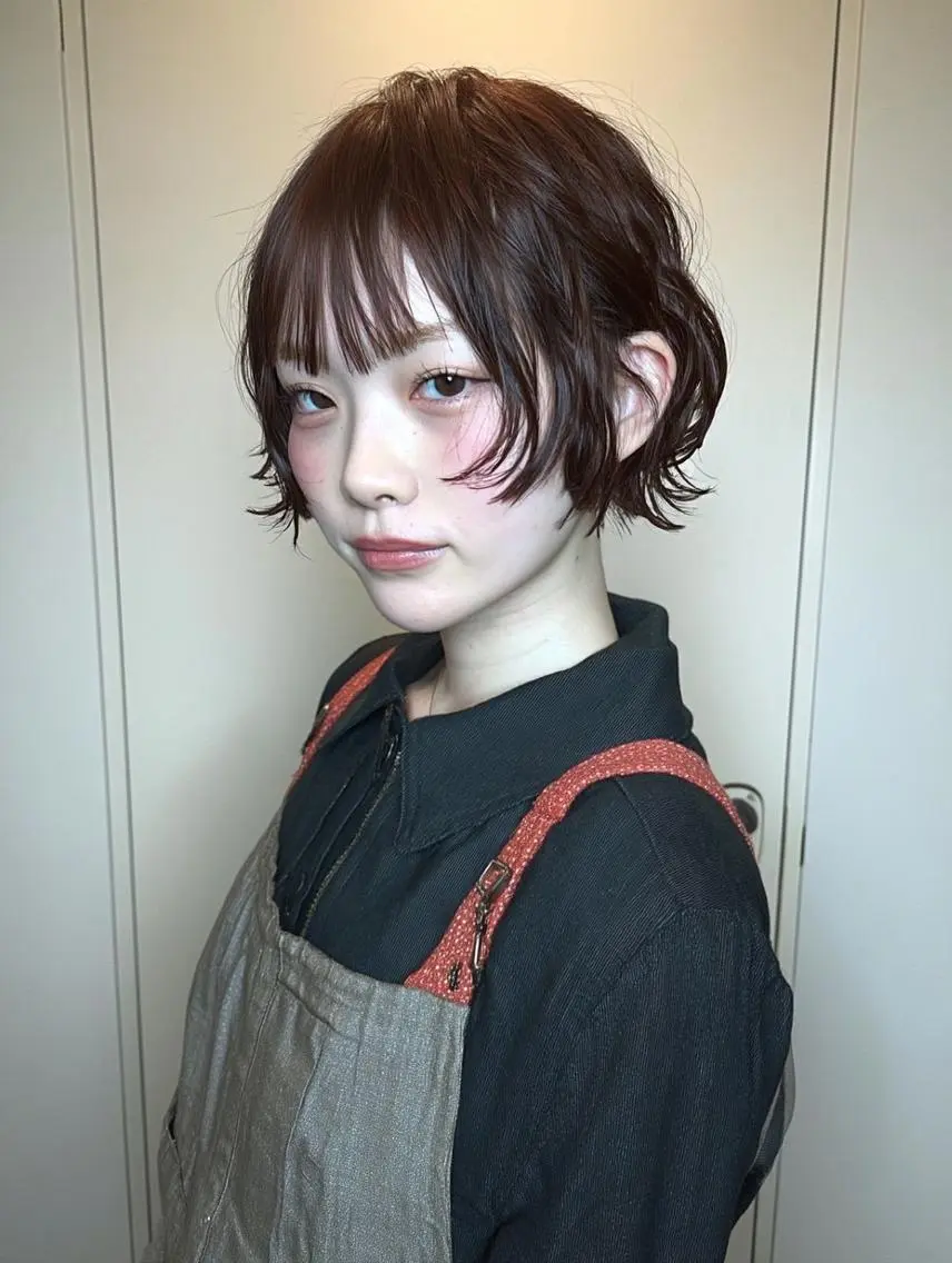 ショート パーマ ニュアンスパーマ パーマ デジタルパーマ/ 表参道/さえのヘアスタイル