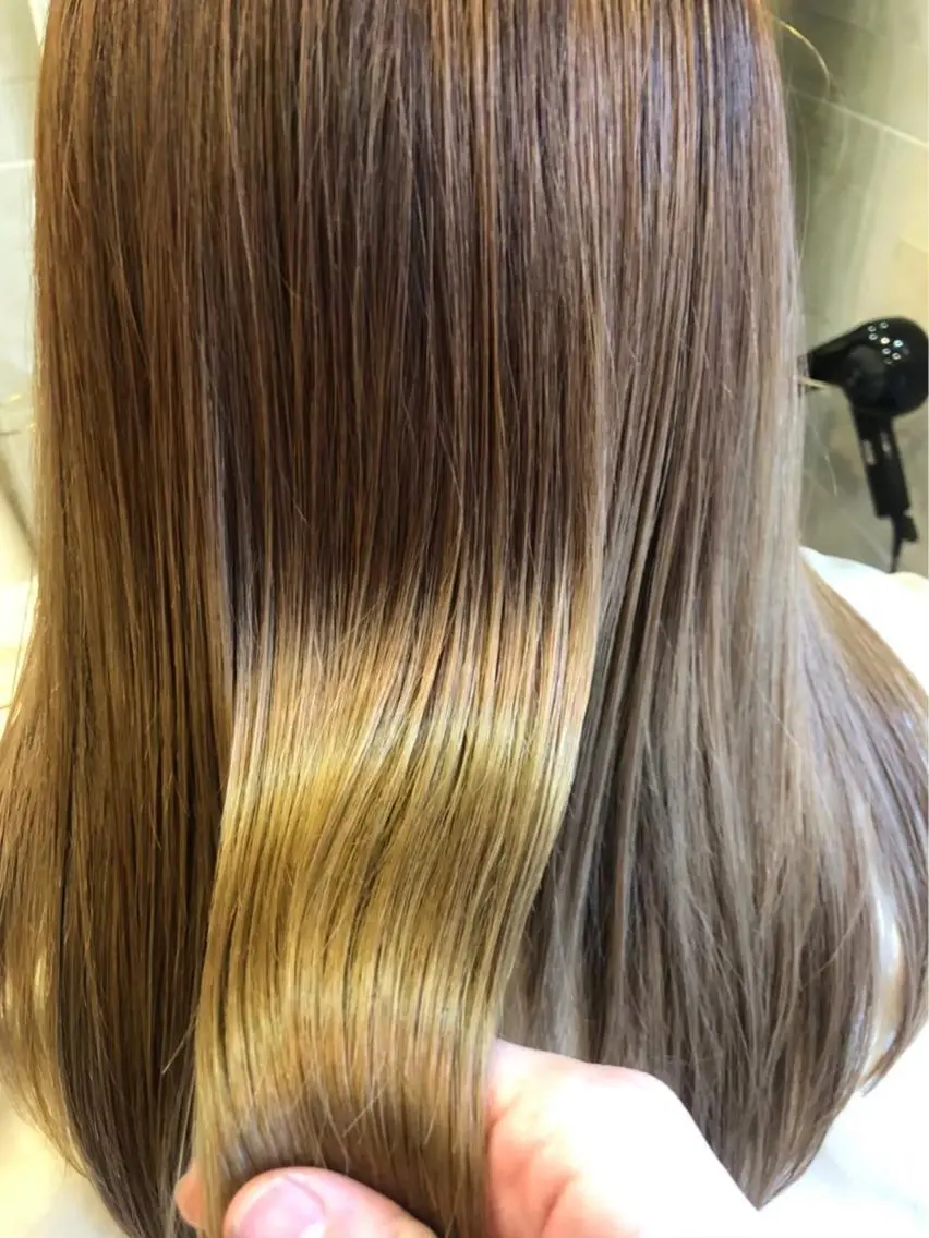 ロング カラー トリートメント ai 浅草橋のヘアスタイル