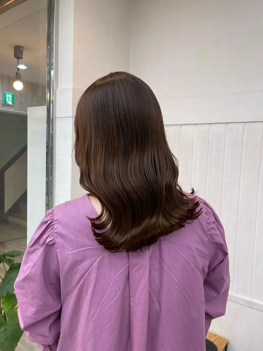 セミロング 髪質改善/髪質改善 ストレート特化　稲吉のヘアスタイル