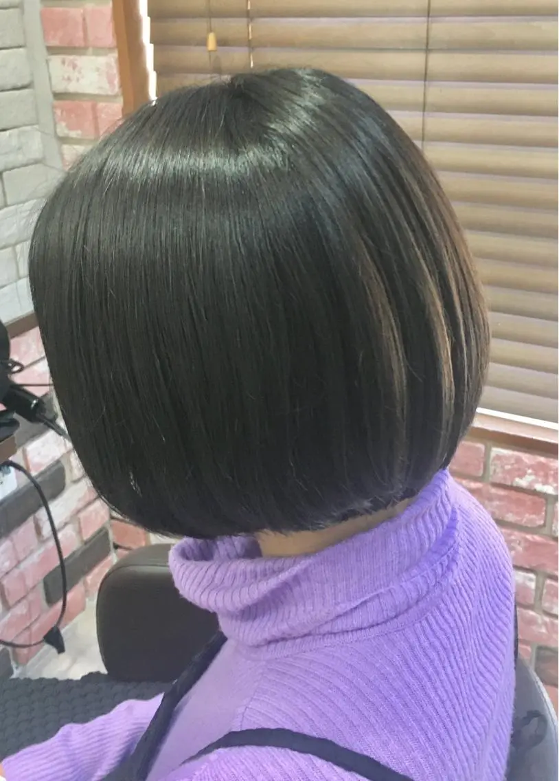 ショート カット 縮毛矯正 トリートメント 髪質改善 LIME 長野駅のヘアスタイル