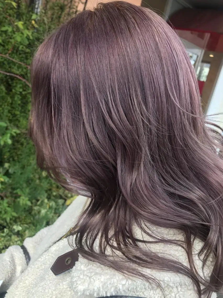 セミロング ヘアカラー 下條 真のヘアスタイル