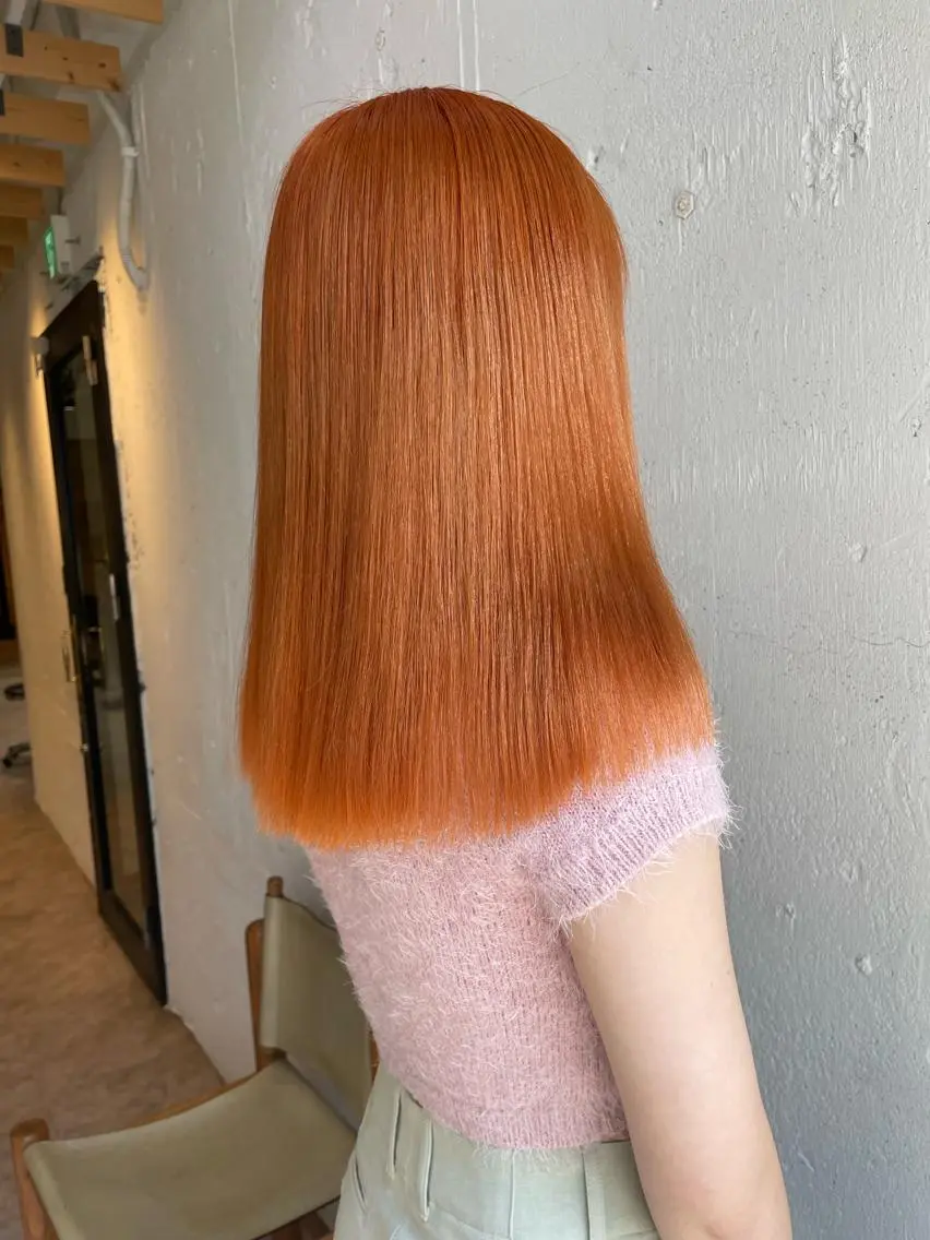 ロング カラー EIGHT 中川原 菜々子のヘアスタイル