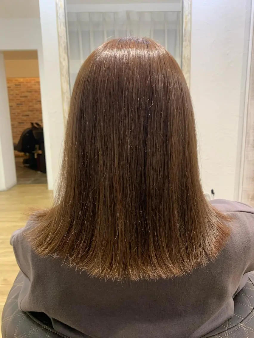 セミロング 斉藤 陸のヘアスタイル