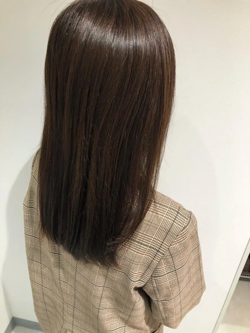 ロング カラー グレージュ 過去一の柔髪ヘア 🌿einshairのヘアスタイル