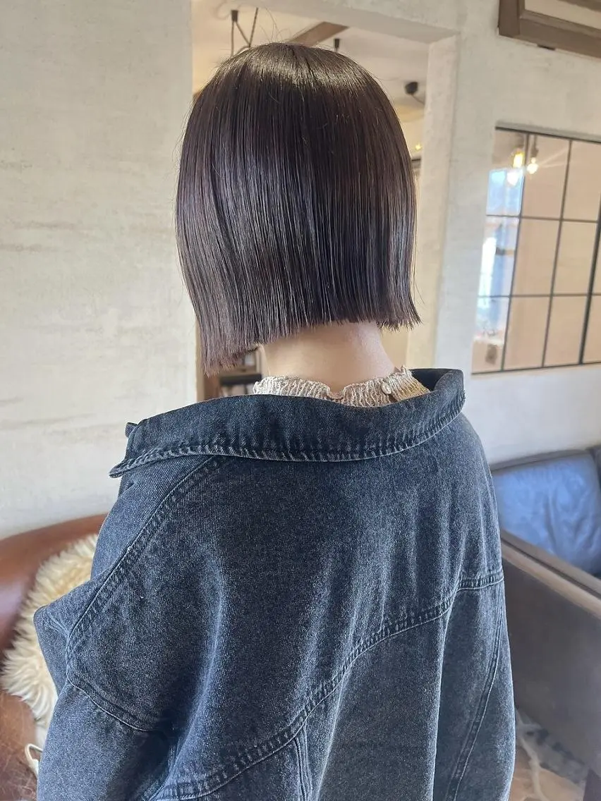 ミディアム カット ヘアカラー トリートメント 田島 千愛のヘアスタイル