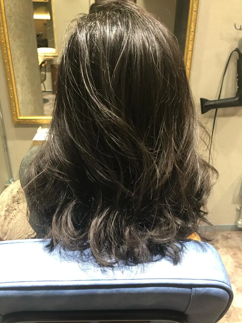 セミロング トリートメント 北崎 えりのヘアスタイル