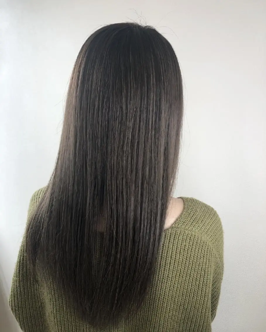 ロング カラー アッシュ ブルーカラー ブルーアッシュ 髪質改善特化 サロン✨代表HIROのヘアスタイル