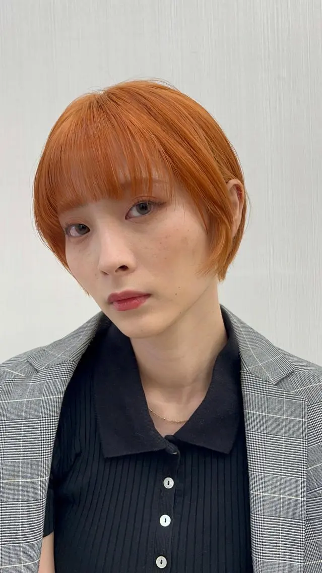 ショート カラー 鷲嶺 風太朗のヘアスタイル