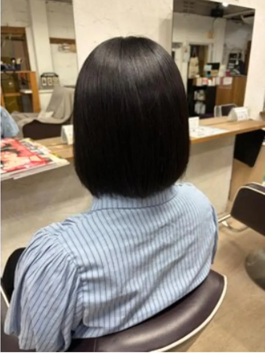 ショート カラー 黒髪 透明感カラー カット ヘアカラー 髪質改善shoma mikiのヘアスタイル