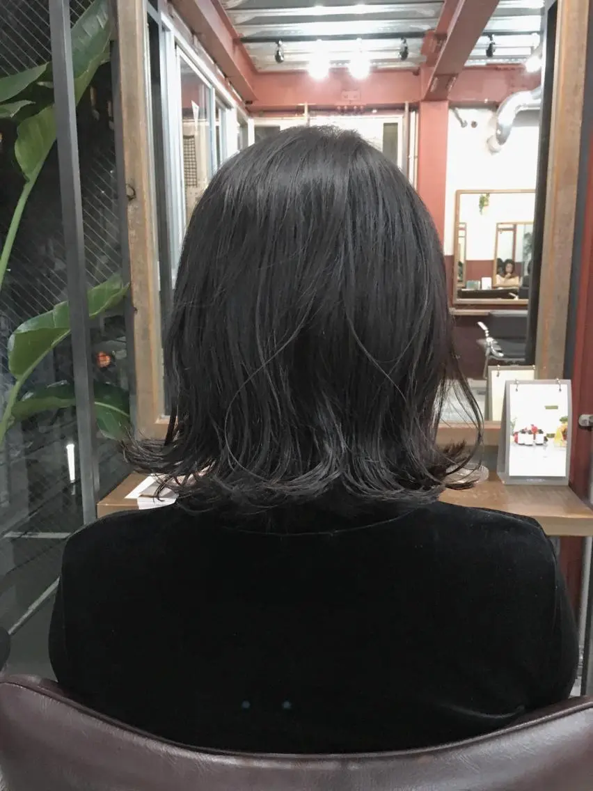 ミディアム ノグチ ユウキ/ボブのヘアスタイル
