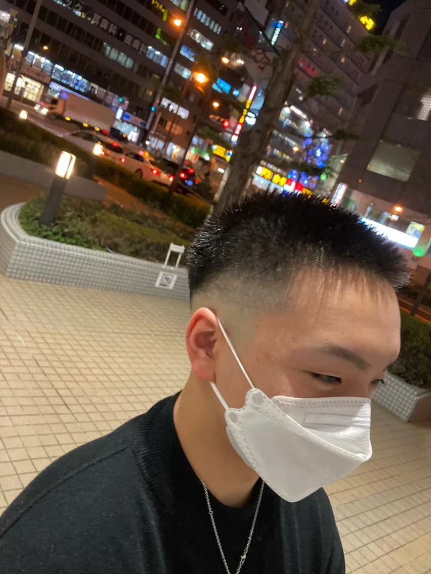 メンズ フェードカット スキンフェード カット SHAFT Ieiriのヘアスタイル