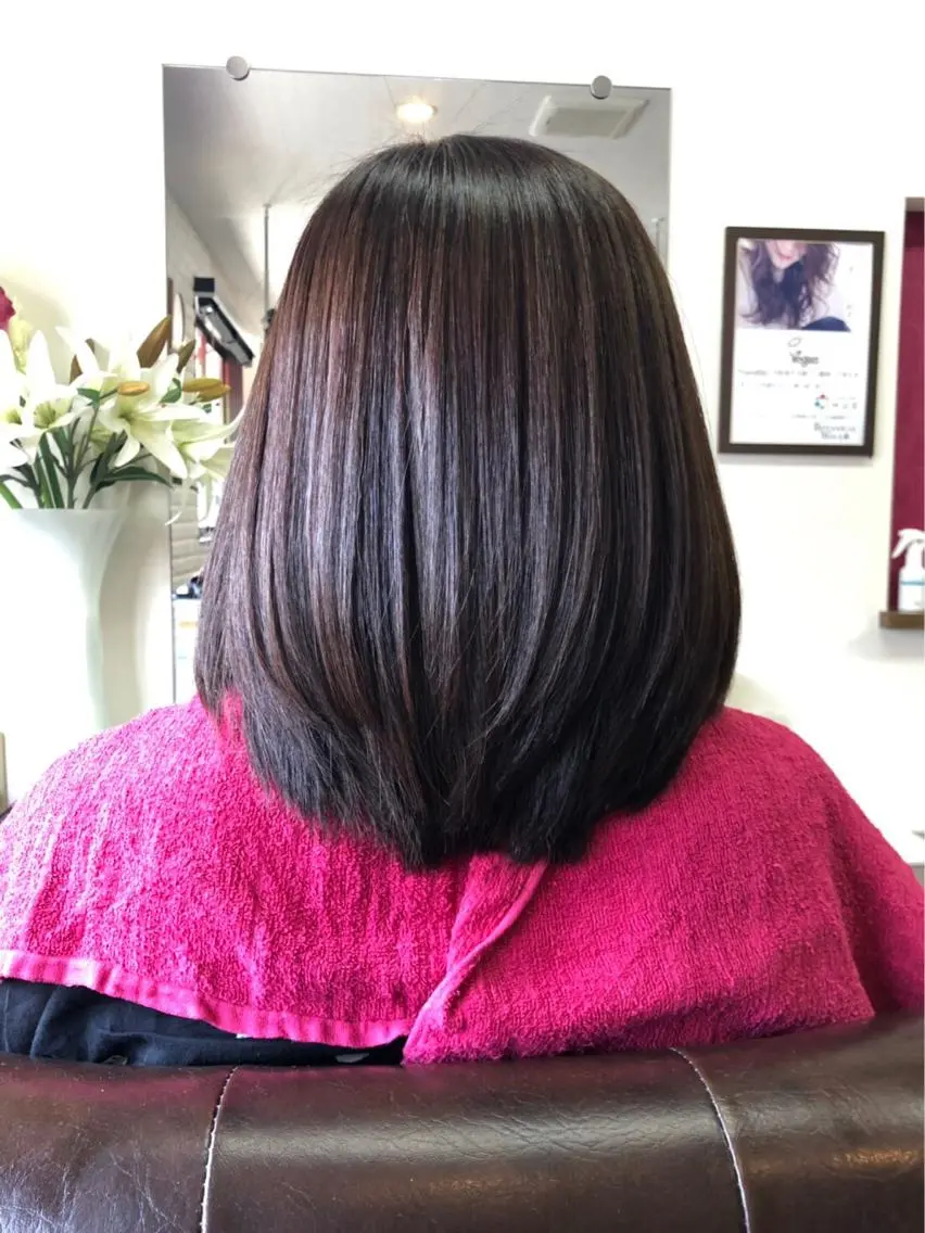 ミディアム 大島 智志のヘアスタイル